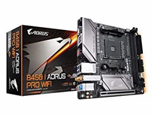 GIGABYTE B450 I AORUS PRO WIFI Mini-ITX ゲーミングマザーボード [AMD B450チップセット搭載] MB4535（中古品）