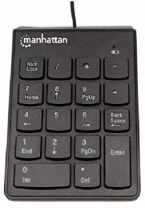 Manhattan 有線 テンキー ボード (ノートPC・タブレットPCに最適) 176354（中古品）