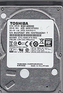 TOSHIBA HDD 東芝 MQ01ABB200 ( 2.5インチ SATA 2TB 15mm )（中古品）