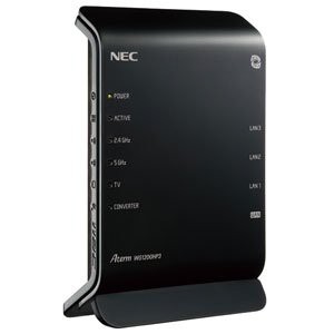NEC 11ac対応 867＋300Mbps 無線LANルータ（親機単体）Aterm WG1200HP3 PA-WG1200HP3（中古品）