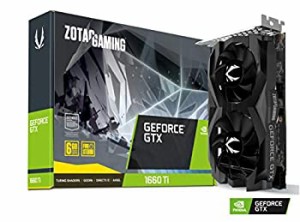 ZOTAC GAMING GeForce GTX 1660 Ti 6GB GDDR6 グラフィックスボード VD6900 ZTGTX1660TI-6GB（中古品）