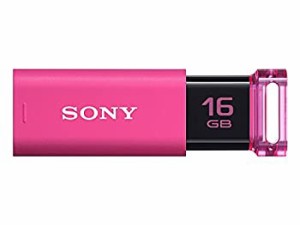 ソニー SONY USBメモリ USB3.0 16GB ピンク キャップレス USM16GUP [国内品]（中古品）