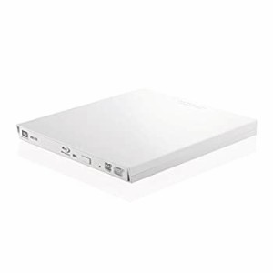 ロジテック ブルーレイドライブ 外付け Blu-ray UHDBD USB3.0対応 再生 編集 書込ソフト付 ホワイト LBD-PVA6U3VWH（中古品）