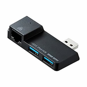 サンワサプライ Surface用USB3.0USBハブ USB-3HSS2BK（中古品）