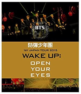 防弾少年団 1st JAPAN TOUR 2015｢WAKE UP:OPEN YOUR EYES｣ [Blu-ray]（中古品）