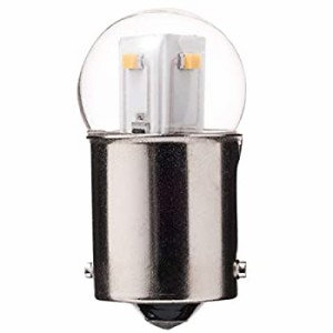 パトライト 回転灯用LED電球 DEB-15SBA-CL AC12V(50/60Hz) 口金形状 BA15S 電球色（中古品）