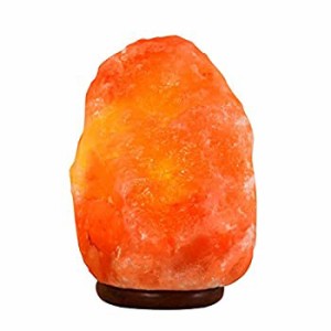 高品質 Homankit ヒマラヤ岩塩ランプ 2〜3kg 空気浄化と癒しの灯り ソルトランプ 天然塩製（中古品）