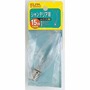 （業務用セット） ELPA シャンデリア球 電球 15W E17 クリア G-64H（C） 〔×30セット〕（中古品）