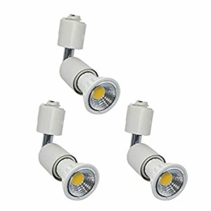 ダクトレール用スポットライト E26口金 LED電球付き LEDスポットライト5.5W(ハロゲン電球60W相当) 電球色2700K RA95 550LM 非調光 ビーム