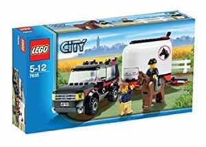 レゴ (LEGO) シティ レゴ (LEGO)の町 ホーストレーラー付きの4WD  7635（中古品）