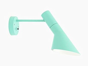 Arne Jacobsen (アルネ・ヤコブセン) AJ ブラケットライト/ライトブルー リプロダクト品 (東芝LED電球付き（電球色 LDA7L-G-E17/S/60W）)