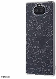 Xperia 8 ケース ディズニーキャラクター/TPUソフトケース キラキラ/ミッキー（中古品）