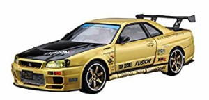 青島文化教材社 1/24 ザ・チューンドカーシリーズ No.15 ニッサン トップシークレット BNR34スカイラインGT-R 2002 プラモデル（中古品）