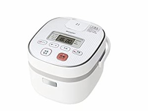 シャープ 炊飯器 3合 ホワイト KS-C5J-W（中古品）