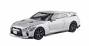 青島文化教材社 1/32 ザ・スナップキットシリーズ ニッサン GT-R アルティメイトメタルシルバー 塗装済みプラモデル 07-D（中古品）