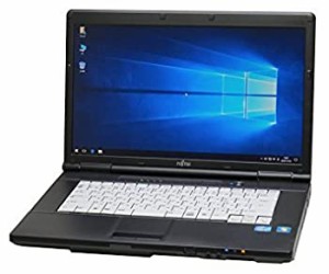 富士通 LIFEBOOK A561/D Celeron 4GB 250G Windows10 Office2016 15.6w ワイド液晶 無線LAN DVD-ROM搭載（中古品）