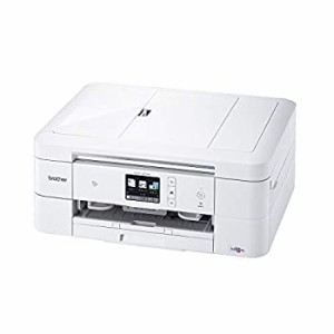 ブラザー プリンター A4 インクジェット複合機 DCP-J978N-W (白モデル/ADF/有線・無線LAN/手差しトレイ/両面印刷/レーベル印刷)（中古品