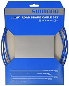 SHIMANO(シマノ) ロードPTFEブレーキレバー用ケーブルセット ブルー Y80098015（中古品）