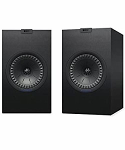 KEF Q350 ブックシェルフスピーカー（ペア、ブラック） Q350B（中古品）