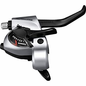 SHIMANO(シマノ) TOURNEY TX ST-TX800 シフト/ブレーキレバー (左右セット) シルバー（中古品）