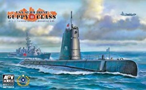 AFVクラブ 1/350 ガピーII級 潜水艦 プラモデル（中古品）