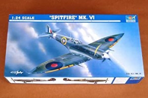 トランペッター 1/24 スピットファイヤー Mk.VI プラモデル（中古品）