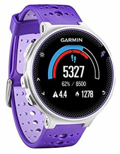 GARMIN(ガーミン) ランニングウォッチ 時計 GPS ライフログ ForAthlete 230J パープル×ストライク  FA230J 371788（中古品）