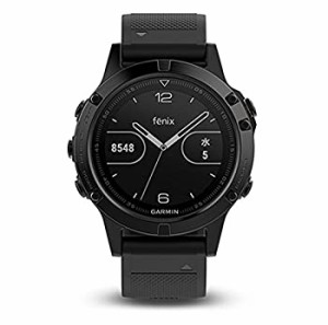 GARMIN(ガーミン) マルチ スポーツウォッチ fenix5 フェニックス5 Sapphire サファイア  GPS 腕時計  010-01688-66（中古品）