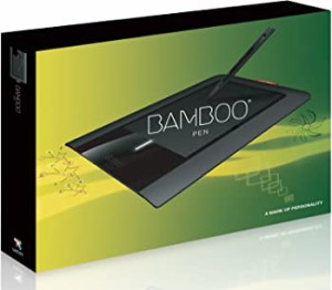 Wacom ペンタブレット Sサイズ シンプルタブレット 描き心地にこだわった筆圧1024レベル Wacom Bamboo Pen CTL-460/K0（中古品）