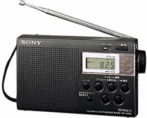SONY ICF-M260 FMラジオ (ブラック)（中古品）