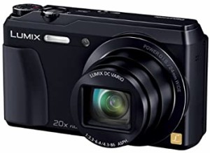 パナソニック デジタルカメラ ルミックス TZ55 光学20倍 ブラック DMC-TZ55-K（中古品）