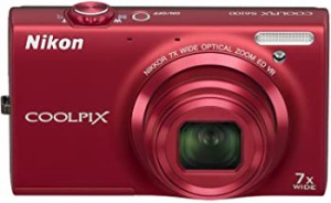 NikonデジタルカメラCOOLPIX S6100 スーパーレッド S6100RD（中古品）