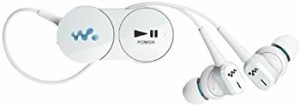 SONY カナル型ワイヤレスイヤホン ウォークマン用 ノイズキャンセリング Bluetooth対応 ホワイト MDR-NWBT10N/W（中古品）