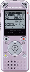 OLYMPUS ICレコーダー VoiceTrek 2GB MP3/WMA ステレオ録音 microSD対応 PNK ピンク V-801（中古品）