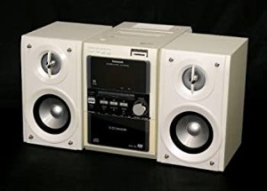 Panasonic　パナソニック　SC-PM710SD-W　ホワイト　SDステレオシステム　（CD/MD/SD/カセット/AM/FMラジオコンポ）（中古品）