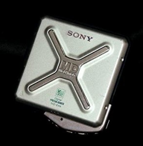 SONY　ソニー　MZ-E44(S) シルバー×グリーン　ポータブルMDプレーヤー　MDLP非対応　（MD再生専用機/MDウォークマン）（中古品）