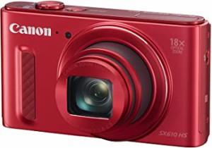 Canon デジタルカメラ PowerShot SX610 HS レッド 光学18倍ズーム PSSX610HS(RE)（中古品）