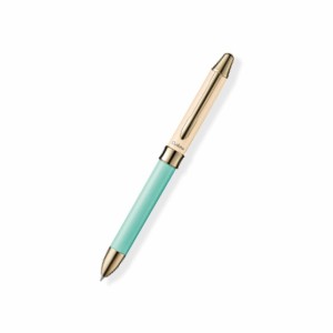 ぺんてる Pentel ビクーニャEX1シリーズ シエリナ 多機能ペン ボールペン 軸色: グリーン ボール径: 黒・赤0.5mm〈極細〉 +シャープペン