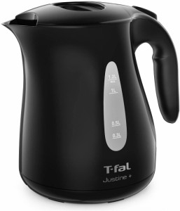 送料無料　T-FAL 電気ケトル ジャスティン プラス 1.2L ブラック KO4908JP