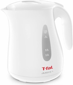 送料無料　T-FAL 電気ケトル ジャスティン プラス 1.2L  ホワイト KO4901JP