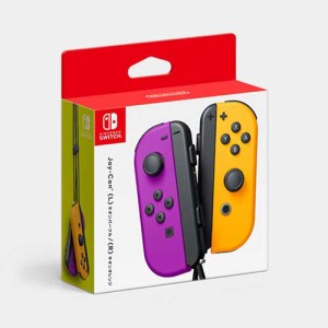 【新品/国内正規品/送料無料】任天堂 Nintendo Switch Joy-Con (L)ネオンパープル／(R)ネオンオレンジ HAC-A-JAQAA