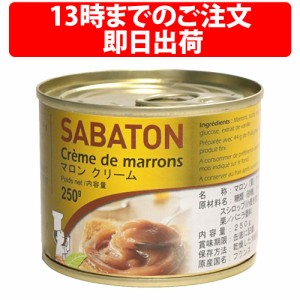 サバトン マロンクリーム  250g 富澤商店 ペースト ピューレ 栗 くり モンブラン デザート 製菓材料 製パン 富澤商店 ムース マドレーヌ 