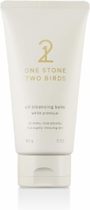 ワンストーンツーバーズ オイルクレンジングバーム ホワイトプレミアム 90g【クレンジングバーム】【one stone two birds】【ワンストー