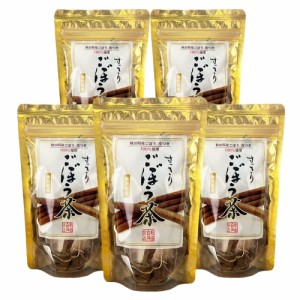 秋田白神食品 すっきり ごぼう茶 5袋セット (1袋 1.5g×15包 入り) 秋田県産皮つきごぼう使用 健康茶 ティーバッグ