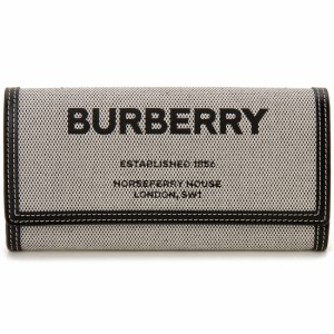 BURBERRY バーバリー 長財布 レディース ブラック 8044349 ホースフェリープリント