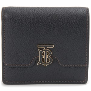 BURBERRY バーバリー 二つ折り財布 レディース ブラック 8062347 TB BIFOLD WALLET