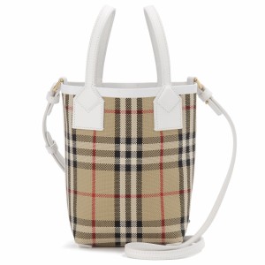 訳あり　内側に汚れあり　BURBERRY バーバリー ショルダーバッグ レディース 8072348 ミニ ロンドン トート