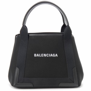 訳あり　片サイドのホックが緩い　BALENCIAGA バレンシアガ トートバッグ レディース 339933 2AAME 1092 ネイビーカバス S