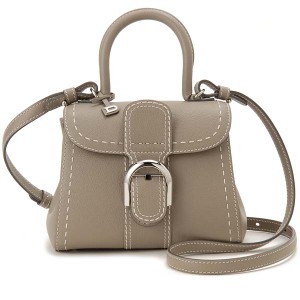 デルヴォー Delvaux ショルダーバッグ レディース グレー BRILLANT MINI S ブリヨン