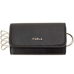 訳あり　箱不良　FURLA フルラ キーケース ブラック RAC5UNO B30 O60 BABYLON バビロン